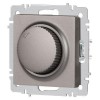 Светорегулятор поворотный СП Accent 6-401-09 600Вт 230В IP20 титан Intro Б0063685
