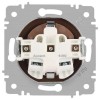 Розетка 1-м СП Accent 6-202-05 16А IP20 250В 2P+E Schuko антрацит Intro Б0063693