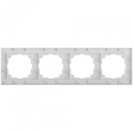 Рамка 4-м СП Accent 6-504-01 бел. Intro Б0063757