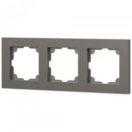 Рамка 3-м СП Accent 6-503-09 титан Intro Б0063793