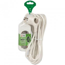 Удлинитель электрический UDL-16-250-E Greenline 2 розетки с заземлением 5м ПВС 3х1кв.мм Эра Б0065014