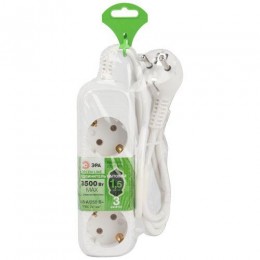 Удлинитель электрический UDL-16-315-E Greenline 3 розетки с заземлением 1.5м ПВС 3х1кв.мм Эра Б0065038