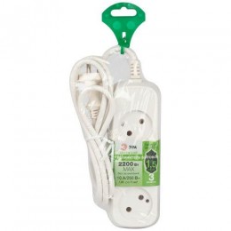 Удлинитель электрический UDL-10-315 Greenline 3 розетки без заземления 1.5м ПВС 2х0.75кв.мм Эра Б0065048