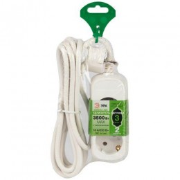 Удлинитель электрический UDL-16-230-E Greenline 2 розетки с заземлением 3м ПВС 3х1кв.мм Эра Б0065065