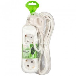 Удлинитель электрический UDL-10-350-E Greenline 3 розетки с заземлением 5м ПВС 3х0.75кв.мм Эра Б0065068