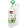 Удлинитель электрический UDL-10-350-ES Greenline 3 розетки с заземлением с выключателем 5м ПВС 3х0.75кв.мм Эра Б0065080