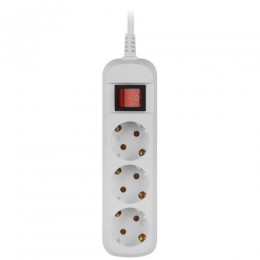 Удлинитель электрический UDL-10-350-ES Greenline 3 розетки с заземлением с выключателем 5м ПВС 3х0.75кв.мм Эра Б0065080