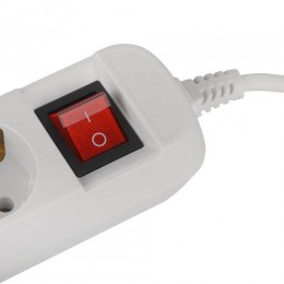 Удлинитель электрический UDL-10-350-ES Greenline 3 розетки с заземлением с выключателем 5м ПВС 3х0.75кв.мм Эра Б0065080