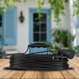 Удлинитель силовой GREEN LINE FR-10-40m Greenline на рамке 1 розетка без заземления 40м ПВС 2х1кв.мм Эра Б0065095