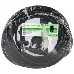 Удлинитель силовой GREEN LINE BUH-6-10m Greenline в бухте 1 розетка без заземления 10м ПВС 2х0.75кв.мм Эра Б0065112