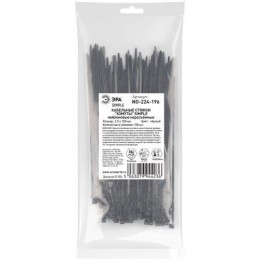 Хомут кабельный Simple 2.5х150 NO-224-196 черн. (уп.100шт) Эра Б0066029