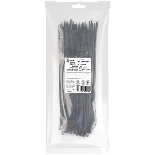 Хомут кабельный Simple 3.6х150 NO-224-198 черн. (уп.100шт) Эра Б0066032