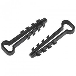 Дюбель-хомут 6-14мм для плоского кабеля NO-225-224 черн. (уп.10шт) Эра Б0066277