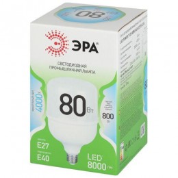 Лампа светодиодная GREEN LINE POWER T120-80W-840-E27/E40 GL 80Вт колокол 4000К яркий свет бел. E27/E40 Эра Б0066998