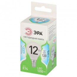 Лампа светодиодная GREEN LINE P45-12W-840-E14 GL 12Вт шар 4000К яркий свет бел. E14 Эра Б0067049