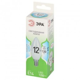 Лампа светодиодная GREEN LINE B35-12W-840-E14 GL 12Вт свеча 4000К яркий свет бел. E14 Эра Б0067140