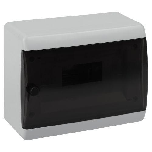 Корпус пластиковый навесной ЩРН-П-8 ЭРА COMFORT IP41 прозр. крышка бел. ЭРА Б0067224