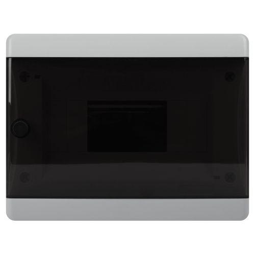 Корпус пластиковый навесной ЩРН-П-8 ЭРА COMFORT IP41 прозр. крышка бел. ЭРА Б0067224
