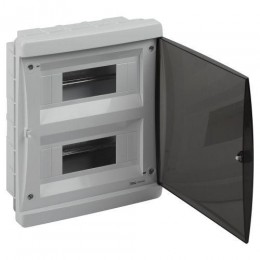 Корпус встраиваемый COMFORT ЩРВ-П-24 IP40 пластик. прозр. крышка бел. Эра Б0067230