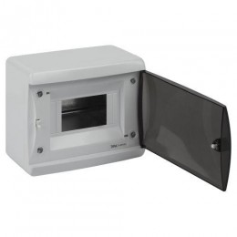 Корпус пластиковый навесной ЩРН-П-6 ЭРА COMFORT IP41 прозр. крышка бел. ЭРА Б0067468