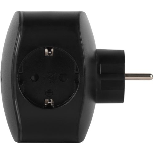 Разветвитель 3-м SP-3e-3USBAC-B + 3 USB A+C с заземл. со шторками 16А чер. Эра Б0069082