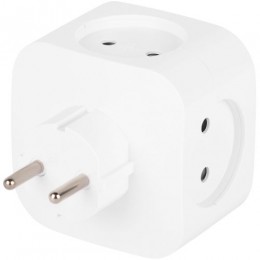 Разветвитель 4-м SP-4-3USBAC-W + 3 USB A+C со шторками 10А бел. Эра Б0069083