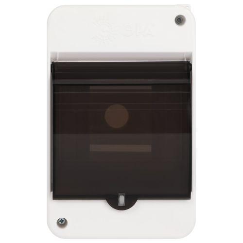 Корпус навесной SIMPLE КМПн 1/4 IP30 пластик.; прозр. крышка; бел. Эра Б0069239