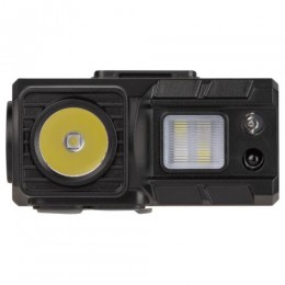 Фонарь светодиодный налобный GA-102 аккумуляторный 3Вт сенсорное управление магнит клипса 5 режимов Трофи Б0069569