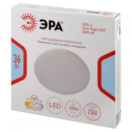 Светильник светодиодный Классик SPB-6 Slim Night SKY WH 36W-4K 36Вт 4000К без ДУ Эра Б0069782