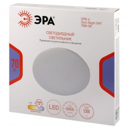 Светильник светодиодный Классик SPB-6 Slim Night SKY WH 70W-5K 70Вт 5000К без ДУ Эра Б0069784