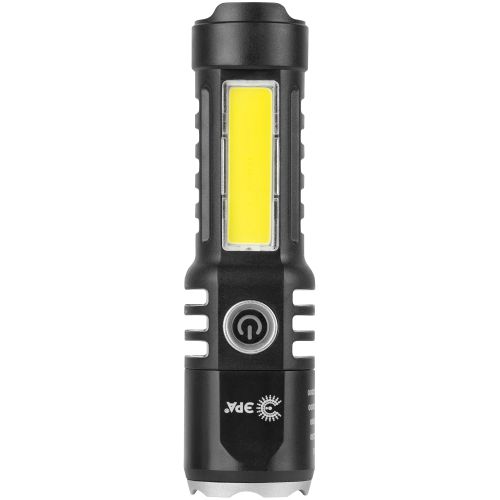 Фонарь светодиодный UA-403 универсальный аккумуляторный 5Вт LED+3Вт COB оптический Zoom 4 режима USB type-C Эра Б0069805