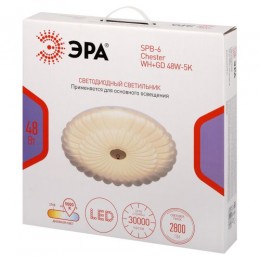 Светильник светодиодный SPB-6 Chester 48W-5K WH+GD 48Вт 5000К без ДУ Эра Б0070191