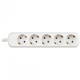 Колодка 5-м KX-5e с заземл. бел. Эра Б0071872