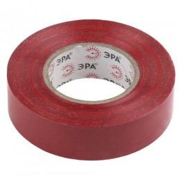 Изолента ПВХ 19ммх20м красн. ЭРА C0036541