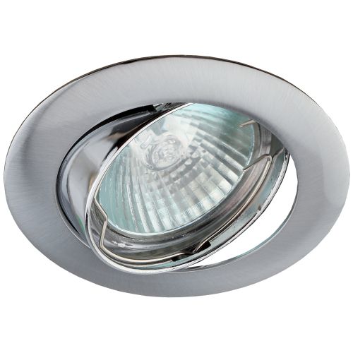 Светильник точечный KL1A CH 50Вт MR16 12В литой поворотн. хром. ЭРА C0043656