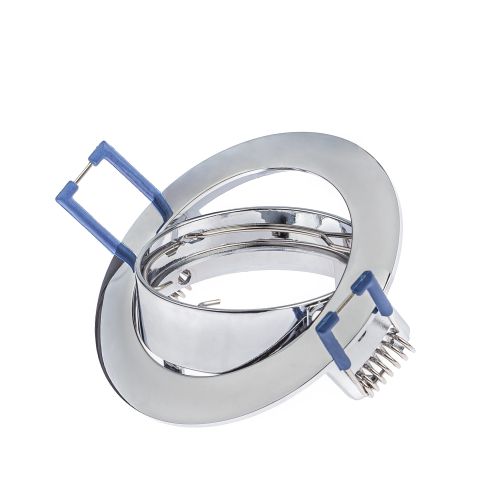 Светильник точечный KL1A CH 50Вт MR16 12В литой поворотн. хром. ЭРА C0043656