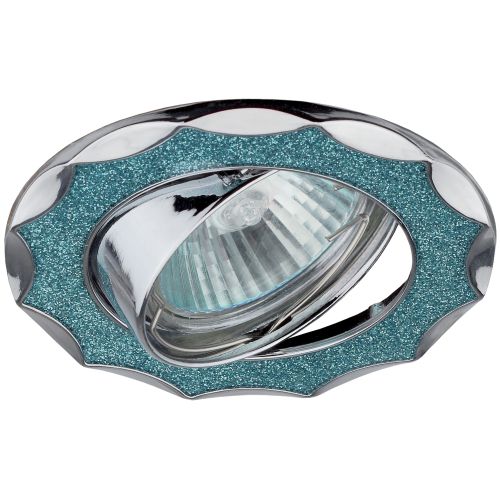 Светильник точечный DK17 CH/SHBL1 50Вт MR16 12В декор 