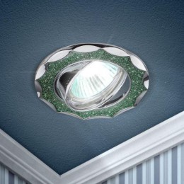Светильник точечный DK17 CH/SH GR 50Вт MR16 12В декор 