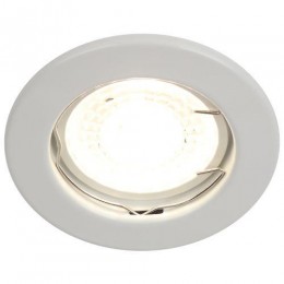 Светильник точечный ST1 WH 50Вт MR16 12В штампован. бел. ЭРА C0043797