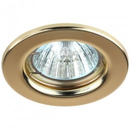 Светильник точечный ST1 GD 50Вт MR16 12В штампован. зол. ЭРА C0043798