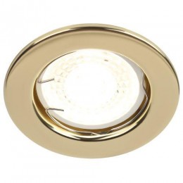 Светильник точечный ST1 GD 50Вт MR16 12В штампован. зол. ЭРА C0043798