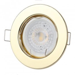 Светильник точечный ST1 GD 50Вт MR16 12В штампован. зол. ЭРА C0043798