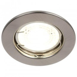 Светильник точечный ST1 SN 50Вт MR16 12В штампован. сатин никель ЭРА C0043800