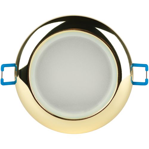 Светильник точечный WR1 GD 50Вт IP44 MR16 12В влагозащ. зол. ЭРА C0043846