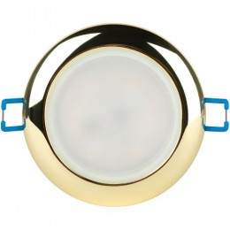 Светильник точечный WR1 GD 50Вт IP44 MR16 12В влагозащ. зол. ЭРА C0043846