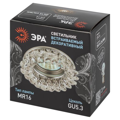 Светильник DK16 CH/WH декор 