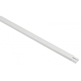 Кабель-канал 1-секц. 20х12.5 L2100 пластик DLPlus без перегородки бел. Leg 030008