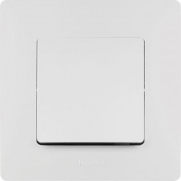 Переключатель 1-кл. СП Etika 10А IP20 250В 10AX безвинтов. зажимы механизм бел. Leg 672205