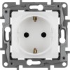Розетка 1-м СП Etika 16А IP20 250В 2P+E с заземл. немецк. стандарт винтов. клеммы механизм бел. Leg 672221