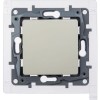 Переключатель 1-кл. Etika 10А IP44 250В безвинтов. зажимы сл. кость Leg 672307
